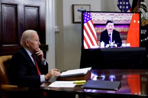 Biden and Xi meet face-to-face as superpower relations mired in tensions