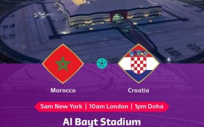 WC-2022: Morocco-Croatia match has started