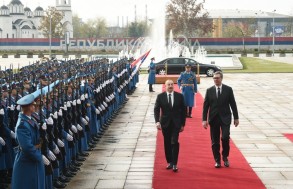 В Белграде состоялась церемония официальной встречи Президента Ильхама Алиева