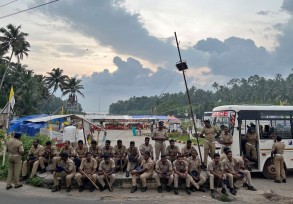 About 36 Indian police hurt in clashes with Adani port protesters
