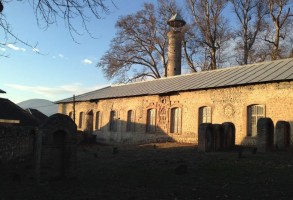 The Sheki Khan mosque-cemetery complex was restored by the Heydar Aliyev Foundation