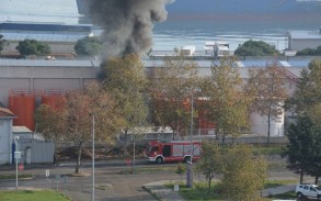 Пожар в турецком порту Самсун ликвидирован