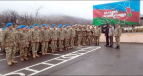 На освобожденных территориях проведены встречи с военнослужащими - ФОТО