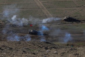 Tanks, planes, helicopters and UAVs were used in the Azerbaijan-Turkey exercise