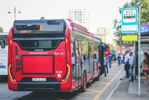 The introduction of a bus lane on route number 7A has started in Baku