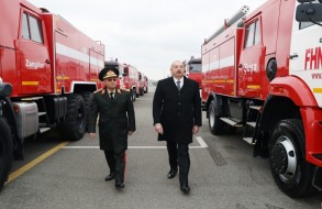 Для противопожарной защиты на освобожденных территориях приобретены 150 пожарных автомобилей «КамАЗ» и «İveco»