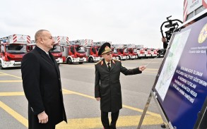 The President got acquainted with the newly purchased special equipment and emergency medical vehicles - UPDATE