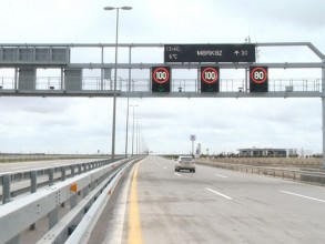 Bakıda aeroport yolunda sürət həddi aşağı salınıb