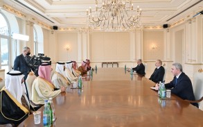 President Ilham Aliyev received the investment minister of the Kingdom of Saudi Arabia