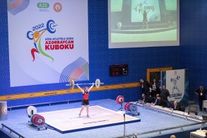 A new record was registered in the history of Azerbaijani weightlifting