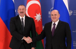 Мишустин поздравил Президента Азербайджана