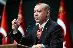 The Turkish leader criticized international organizations and Western countries