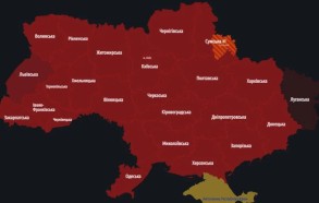 Во всех областях Украины объявлена воздушная тревога