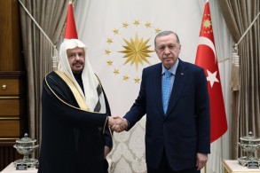 Erdogan receives Chairman of the Council of Saudi Arabia