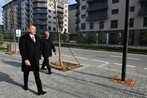 Qarabağ Atları Kompleksinin təməli qoyuldu - Prezident Ağ Şəhərdə