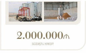 В Сиязани на расширение зернохранилища выделен льготный кредит на сумму 2 млн манатов