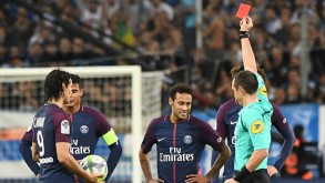Neymar set an anti-record in the number of red cards at PSG