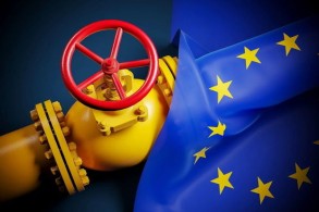Stock prices of natural gas in Europe fell by 2%.
