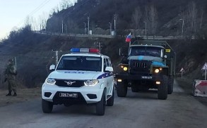 Через территорию проведения акции на дороге Лачин-Ханкенди проехали 3 автомобиля РМК