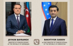 Jeyhun Bayramov congratulated the new Minister of Foreign Affairs of Uzbekistan