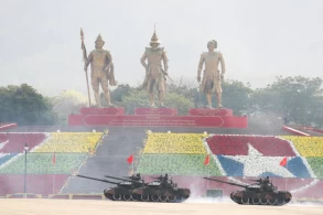 Military-ruled Myanmar marks 75 years independent of Britain