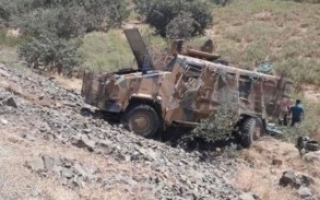 A military vehicle crashed in Turkey and 2 soldiers died