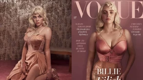 Billi Ayliş “Vogue” jurnalının ilk rəqəmsal üz qabığında çəkilib