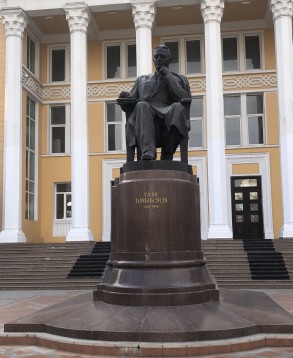 The person who threw shoes at the statue of Uzeyir Hajibeyli was punished