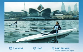 A race of rowers will be held in the Caspian Sea