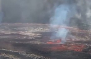 Вулкан Килауэа на Гавайях снова начал извергаться - ВИДЕО