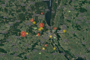 В Украине создали интерактивную карту заминированных районов