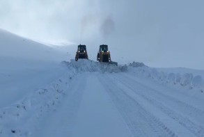 The roads in Shusha have been cleared of snow, and traffic has been fully restored