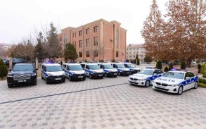 Nakhchivan Ministry of Internal Affairs received 9 new cars