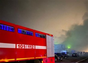 МЧС: На территории ТЦ «Садарак» сгорели некоторые магазины