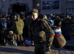 The Ukrainian military has claimed its forces killed more than 100 Russian soldiers in a single strike in Soledar