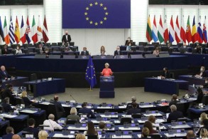 EU must step up and build defence, says von der Leyen