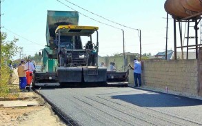 Bakının Xəzər rayonunda 4 küçə və döngədə təmir işləri yekunlaşıb