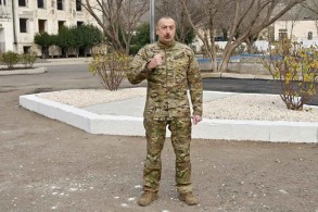 President Ilham Aliyev attended the opening of a SBS military unit in Jabrayil