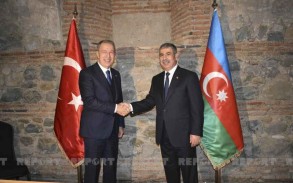 Zakir Hasanov meets his Turkish counterpart