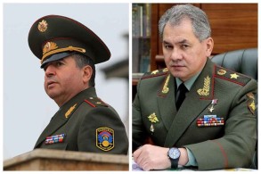 Russian Defense Minister discusses situation on Armenian-Azerbaijani border with Armenian counterpart