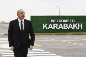 President Ilham Aliyev and First Lady Mehriban Aliyeva viewed conditions created at Fuzuli International Airport