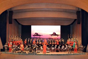 Mehteran Union of Turkey performed at the concert on the occasion of Victory Day