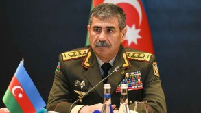 Azerbaijani defense minister leaves for Russia