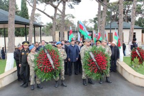 İki Vətən müharibəsi şəhidinin məzarı Yasamal rayonundakı Şəhidlər Xiyabanına köçürülüb