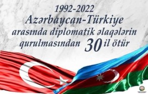 Глава МИД поделился публикацией по случаю 30-летия установления дипотношений между Азербайджаном и Турцией