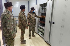 Azerbaijan’s Deputy Defence Minister attends opening of newly built modular infrastructure in Fuzuli