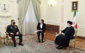 Iranian president meets visiting Azerbaijani defense minister