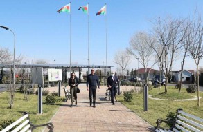 President and First Lady viewed conditions created at the "Agjabadi Grain Agropark"