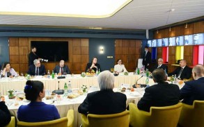 Ilham Aliyev talks on visit of Azerbaijani MPs to Yerevan