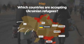 Which countries are accepting Ukrainian refugees?
